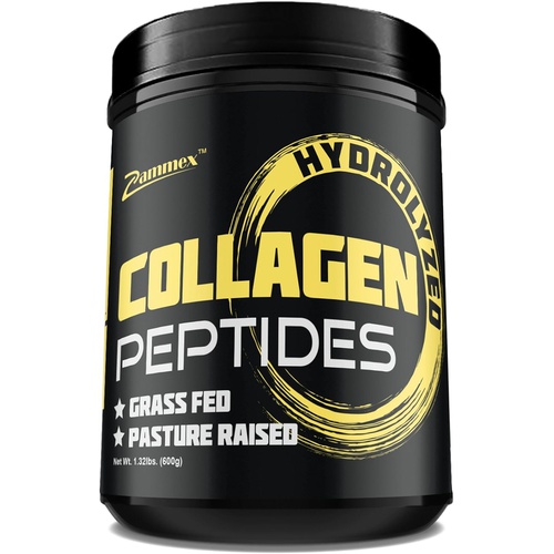  Zammex Premium Collagen Peptides Powder Unflavored,Hydrolyzed Protein Types I & III, Supports Hair, Skin, Nails, Joints, Grass Fed, Non-GMO, Gluten-Free,Paleo & Keto Friendly, Easy