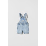 Zara WASHED DENIM OVERALLS