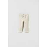 Zara SOLID COLOR LOW RISE PANTS