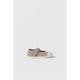 Zara BABY/ TOE CAP LEATHER SNEAKERS